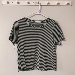 Lettuce edged crop top